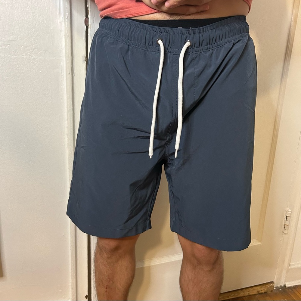 Arizona Jean Co blue swim trunks